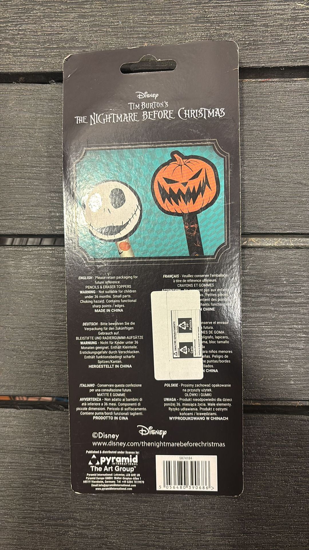Set Matite 2Pz The Nightmare Before Christmas - Sr74184 Set Matite 2Pz The Nightmare Before Christmas - Sr74184